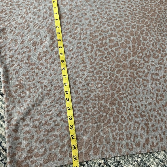 Leopard Print One Shoulder Sweater - small - Picture 5 of 5